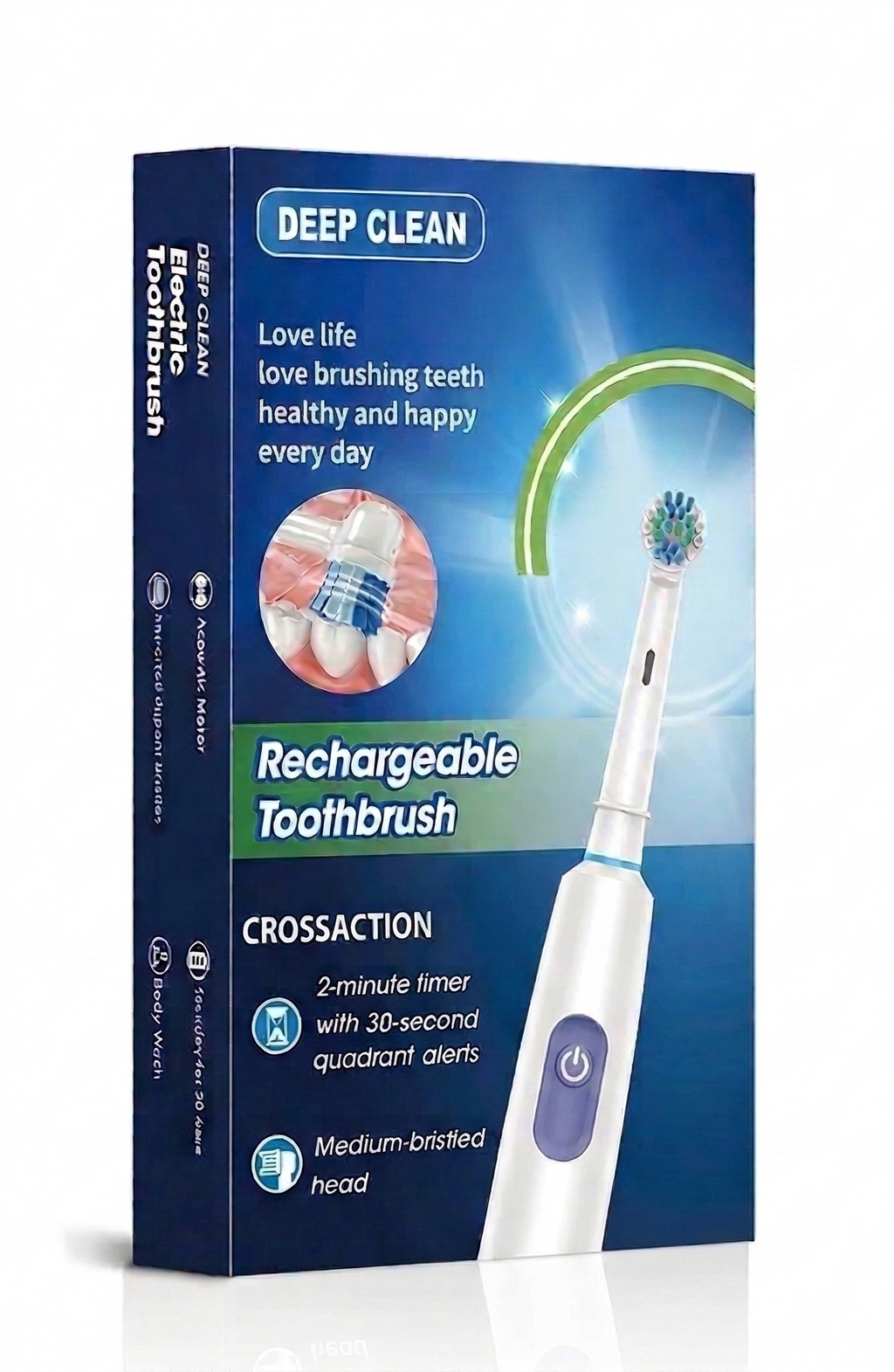 Escovas de dente eléctricas rotativas - DEEP CLEAN